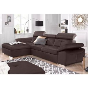 exxpo - sofa fashion Ecksofa »Spring, super bequem, mit Armteil- und Kopfteilfunktion, OTTOs Choice«, L-Form, wahlweise mit Bettfunktion und Bettkasten