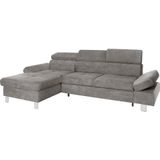 exxpo - sofa fashion Ecksofa "Fiji, hochwertige Detailverarbeitung im Sitz und Rücken, L-Form", bequem durch Kopf- und Armteilverstellung, wahlweise mit Bettfunktion