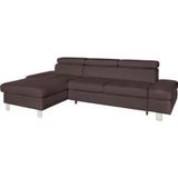 exxpo - sofa fashion Ecksofa »Fiji, hochwertige Detailverarbeitung im Sitz und Rücken, L-Form«, bequem durch Kopf- und Armteilverstellung, wahlweise mit Bettfunktion