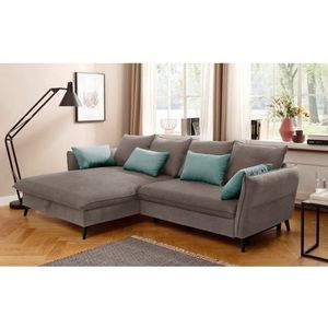 Home affaire Ecksofa »Tirano, L-Form«, wahlweise mit Bettfunktion und Bettkasten