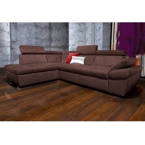 exxpo - sofa fashion Ecksofa »Salerno, klassisch modernes Funktionssofa, hoher Sitzkomfort, L-Form«, inkl. Kopf- und Armteilverstellung, wahlweise mit Bettfunktion