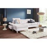 exxpo - sofa fashion Ecksofa "Fiji, hochwertige Detailverarbeitung im Sitz und Rücken, L-Form", bequem durch Kopf- und Armteilverstellung, wahlweise mit Bettfunktion