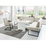 exxpo - sofa fashion Eckbank "Affogato, hoher Sitzkomfort, bequem", Frei im Raum stellbar