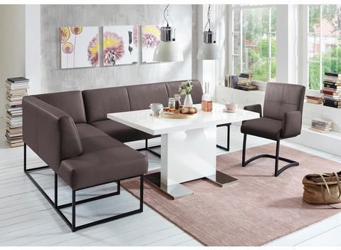 exxpo - sofa fashion Eckbank "Affogato, bequem und elegant, hochwertige Detailverarbeitung", Frei im Raum stellbar