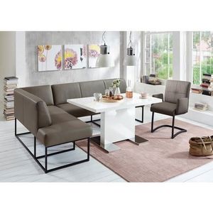 exxpo - sofa fashion Eckbank "Affogato, bequem und elegant, hochwertige Detailverarbeitung", Frei im Raum stellbar
