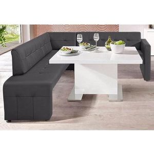 exxpo - sofa fashion Essbank »Barista, bequem und elegant, hohe Bodenfreiheit,«, Eckbank Barista bequem und elegant, hochwertige Detailverarbeitung
