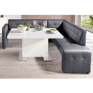 exxpo - sofa fashion Essbank »Barista, bequem und elegant, hohe Bodenfreiheit,«, Eckbank Barista bequem und elegant, hochwertige Detailverarbeitung