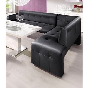 exxpo - sofa fashion Eckbank Barista, bequem und elegant, hohe Bodenfreiheit, moderne Sitz- und Rückenverarbeitung, frei im Raum stellbar