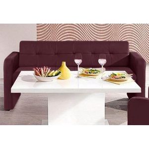 exxpo - sofa fashion Sitzbank »Barista Küchensofa, kompakte Stellmaße, Sitzhöhe 49cm«, mit Rückenlehne