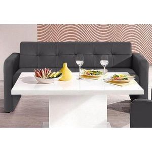 exxpo - sofa fashion Hockerbank Barista Keukenbank, compacte afmetingen, zithoogte 49cm