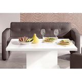 exxpo - sofa fashion Sitzbank "Barista Küchensofa, kompakte Stellmaße, Sitzhöhe 49cm", mit Rückenlehne