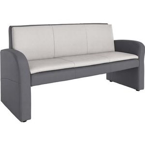 exxpo - sofa fashion Hockerbank »Cortado, 3-Sitzer Küchensofa mit hohem Sitzkomfort«, hohe Bodenfreiheit, schöne Detailverarbeitung