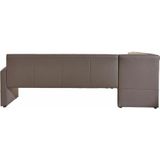 exxpo - sofa fashion Eckbank "Cortado, elegant und modern mit hohem Sitzkomfort", hohe Bodenfreiheit, schöne Detailverarbeitung, wahlweise Lederbezug