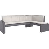 exxpo - sofa fashion Eckbank "Cortado, elegant und modern mit hohem Sitzkomfort", hohe Bodenfreiheit, schöne Detailverarbeitung, wahlweise Lederbezug