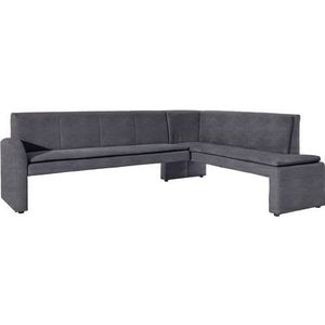 exxpo - sofa fashion Hoekbank Cortado, elegant en modern met hoog zitcomfort hoge bodemvrijheid, mooie detailverwerking, optioneel leren bekleding