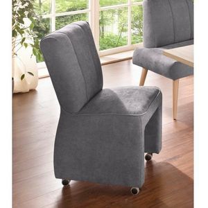 exxpo - sofa fashion Sessel »Costa, Loungesessel, Hochlehnsessel, auf Rollen, Komfortsitzhöhe 53cm«, kompakt und bequem, Breite 52 cm