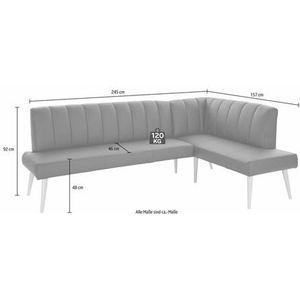 exxpo - sofa fashion Hoekbank Costa Vrij verstelbaar in de kamer
