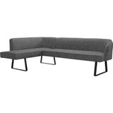 exxpo - sofa fashion Eckbank "Americano", mit Keder und Metallfüßen, Bezug in verschiedenen Qualitäten