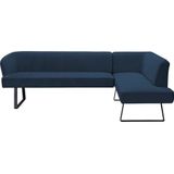 exxpo - sofa fashion Eckbank "Americano", mit Keder und Metallfüßen, Bezug in verschiedenen Qualitäten