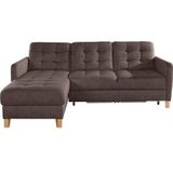 exxpo - sofa fashion Ecksofa "Elio, kompakt und komfortabel, bequem und zeitloses Design, L-Form", wahlweise mit Bettfunktion
