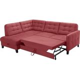 exxpo - sofa fashion Ecksofa "Elio, kompakt und komfortabel, bequem, zeitloses Design, L-Form", wahlweise mit Bettfunktion und Bettkasten