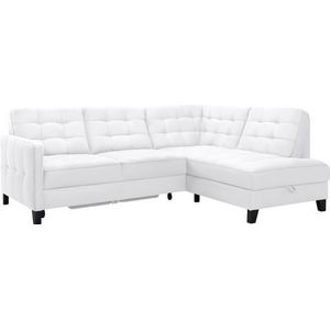 exxpo - sofa fashion Ecksofa »Elio, kompakt und komfortabel, bequem, zeitloses Design, L-Form«, wahlweise mit Bettfunktion und Bettkasten