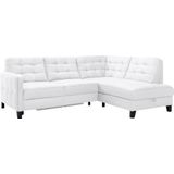 exxpo - sofa fashion Ecksofa "Elio, kompakt und komfortabel, bequem, zeitloses Design, L-Form", wahlweise mit Bettfunktion und Bettkasten