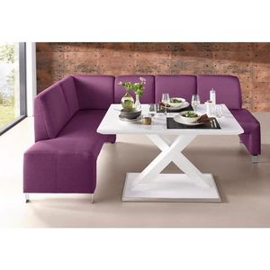 exxpo - sofa fashion Hoekbank Intenso, modern, wahlweise in Leder oder Textil, 244/157 cm (B/T)