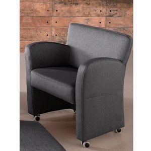 exxpo - sofa fashion Sessel »Intenso, Loungesessel, modern, wahlweise in Leder oder Textil«, hohe Bodenfreiheit, frei im Raum stellbar, hoher Sitzkomfort