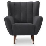 exxpo - sofa fashion Sessel "Polly, Ohrensessel, Loungesessel", bequem mit hoher Rückenlehne, hohe Füße, hochwertige Bezüge