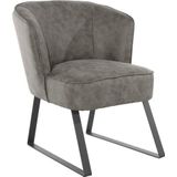 exxpo - sofa fashion Sessel "Americano, Loungesessel", mit Keder und Metallfüßen, Bezug in verschiedenen Qualitäten, 1 Stck.