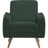exxpo - sofa fashion Sessel "Samso, Loungesessel", elegant und bequem, aktueller Cord Bezug