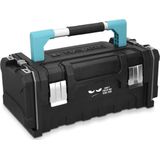 Navaris - Gereedschapskoffer - Zwart - 20 inch - Met 2 Afneembare Opzetbakken
