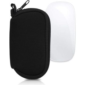 kwmobile computermuis hoes compatibel met Apple Magic Mouse 1/2 hoesje - Muis beschermhoes - Mouse case van neopreen in zwart