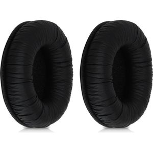 kwmobile 2x oorkussens geschikt voor Sennheiser PX200 / PX100 - Earpads voor koptelefoon in zwart