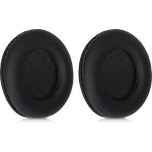 kwmobile - Oorkussens - Earpads voor Koptelefoon - Zwart - Kunstleer en Schuim
