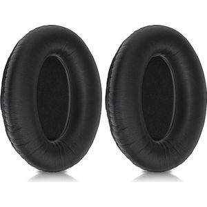 kwmobile - Oorkussens - Earpads voor Koptelefoon - Zwart - Kunstleer en Schuim