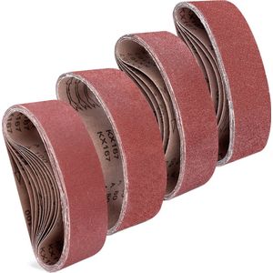 Navaris - Bandschuurpapier - Set van 25 Vellen - 75 x 457 mm - Korrelgrootte P40-P100