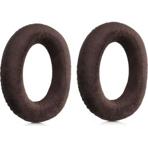 kwmobile - Fluwelen Oorkussens - Bruin - Geschikt voor Sennheiser HD 559/569/599