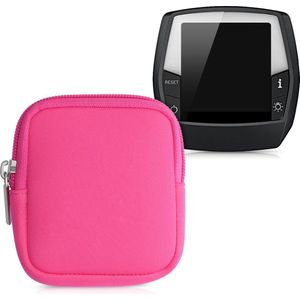 kwmobile hoesje voor e-bike display - Waterdichte display cover elektrische fiets - Van neopreen in neon roze