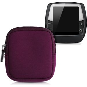 kwmobile hoesje voor e-bike display - Waterdichte display cover elektrische fiets - Van neopreen in braam