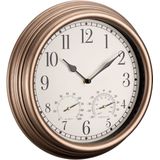 Wandklok - Waterdicht - 30,5 cm - Inclusief Vochtmeter en Thermometer