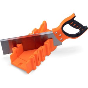 Verstekbak - Oranje - ABS - Inclusief Handzaag 30cm