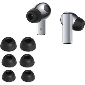 kwmobile - Cover voor In-Ear Oortjes - Siliconen - Zwart