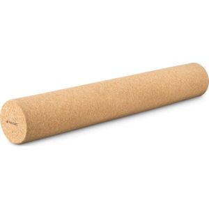 Navaris fascia kurkroller 60x10 cm - Bindweefsel roller voor balansbord en massage - Fitness, pilates en yoga - 100% kurk