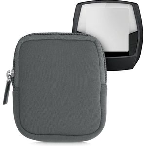 kwmobile hoesje voor e-bike display - Waterdichte display cover elektrische fiets - Van neopreen in steengrijs