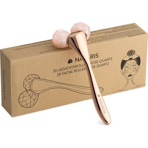 Navaris - Gezichtsroller - Rozenkwarts - Roze/Roségoudkleurig
