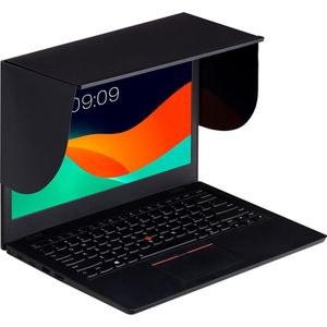 Navaris Zonnescherm voor 13inch laptop - Om in de zon met je beeldscherm te kunnen werken - Zonnewering voor laptopscherm - Digishade 13 inch