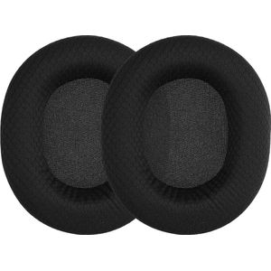 KwMobile 2x Oorkussens - Earpads Voor Koptelefoon - Kunstleer en Schuim - Zwart