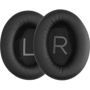 kwmobile - Oorkussens - Earpads voor Koptelefoon - Zwart - Kunstleer en Schuim